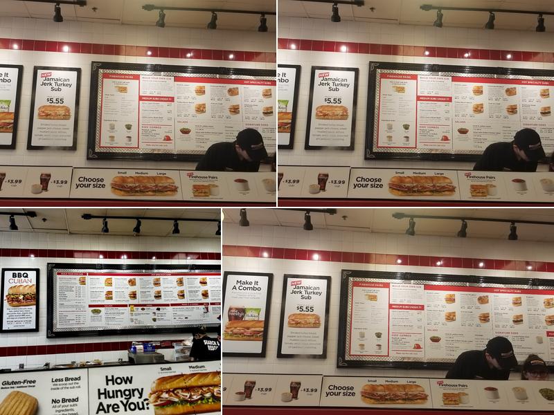 Firehouse Subs Lakeline Menu