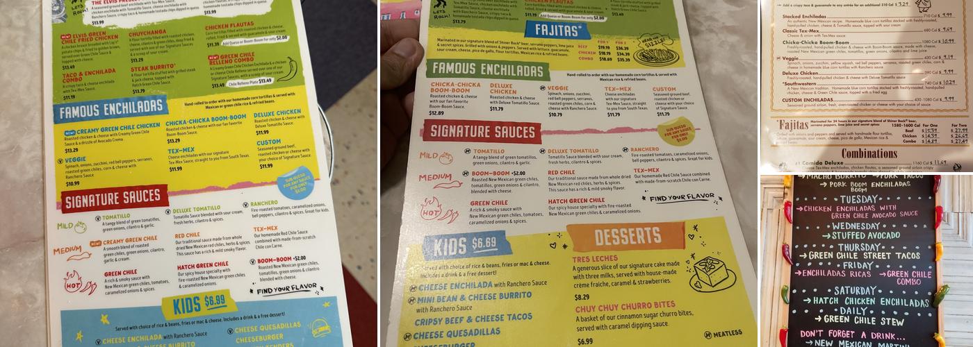 Chuy's Menu