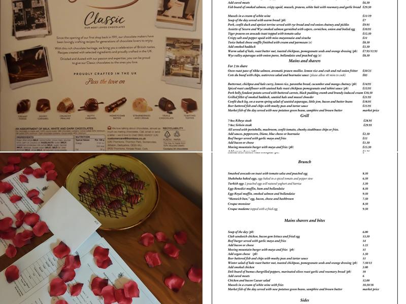 Hatton Court Hotel Menu