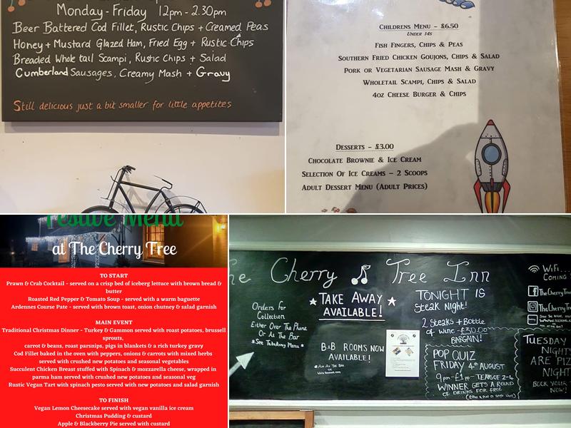The Cherry Tree Inn - Ticehurst Menu