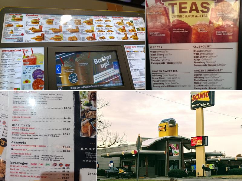 Sonic Drive-In Menu