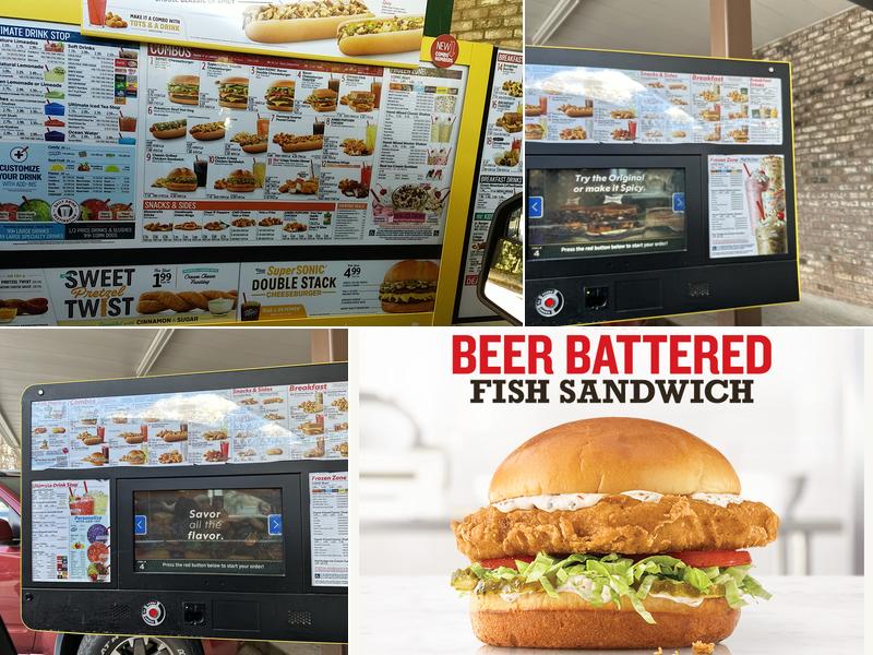 Sonic Drive-In Menu