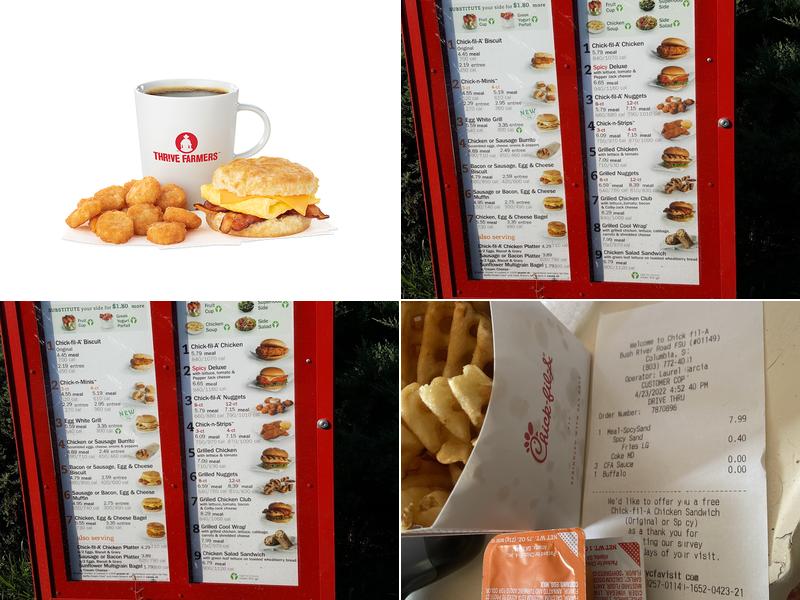 Chick-fil-A Menu