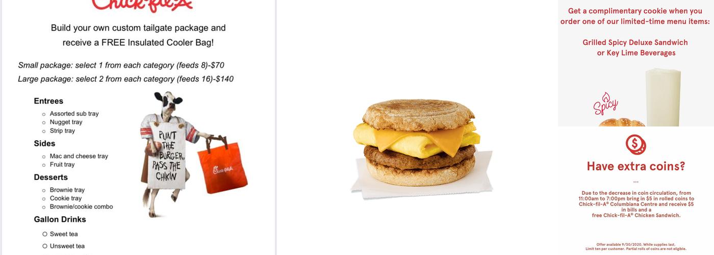 Chick-fil-A Menu