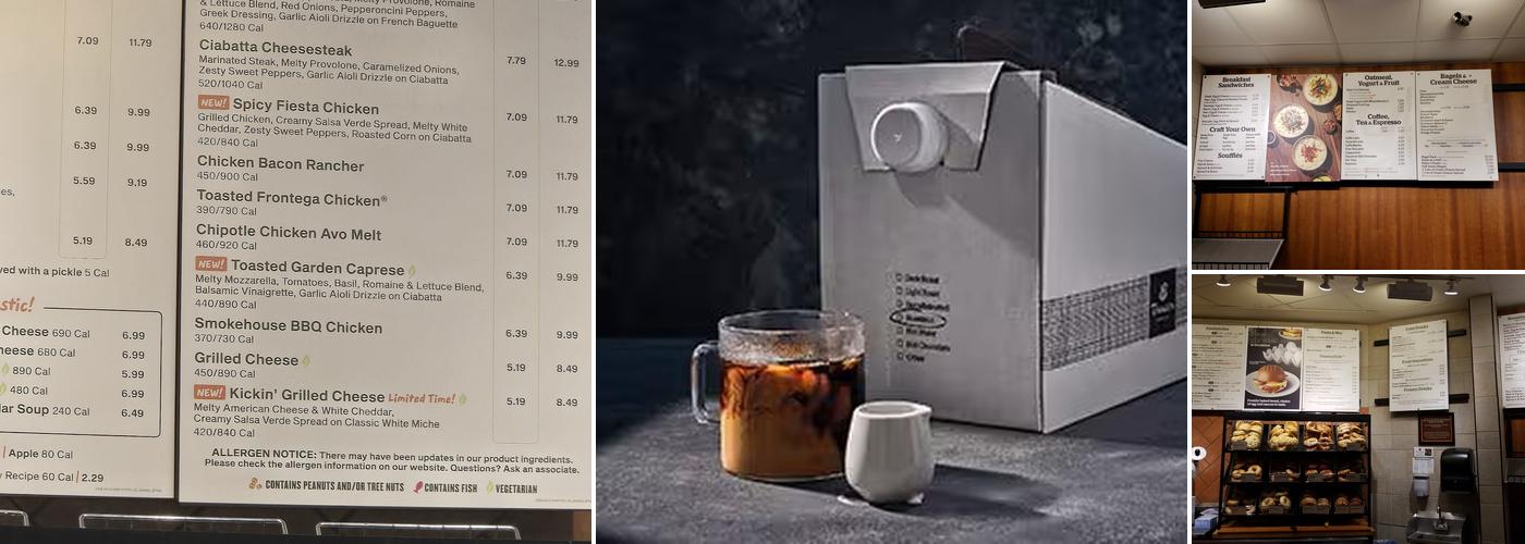 Panera Bread Menu