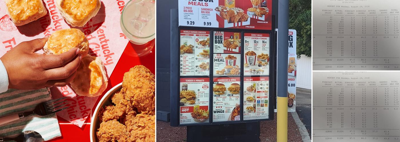 KFC Menu