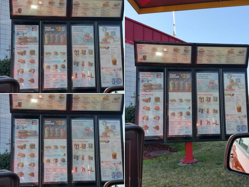 McDonald's Menu