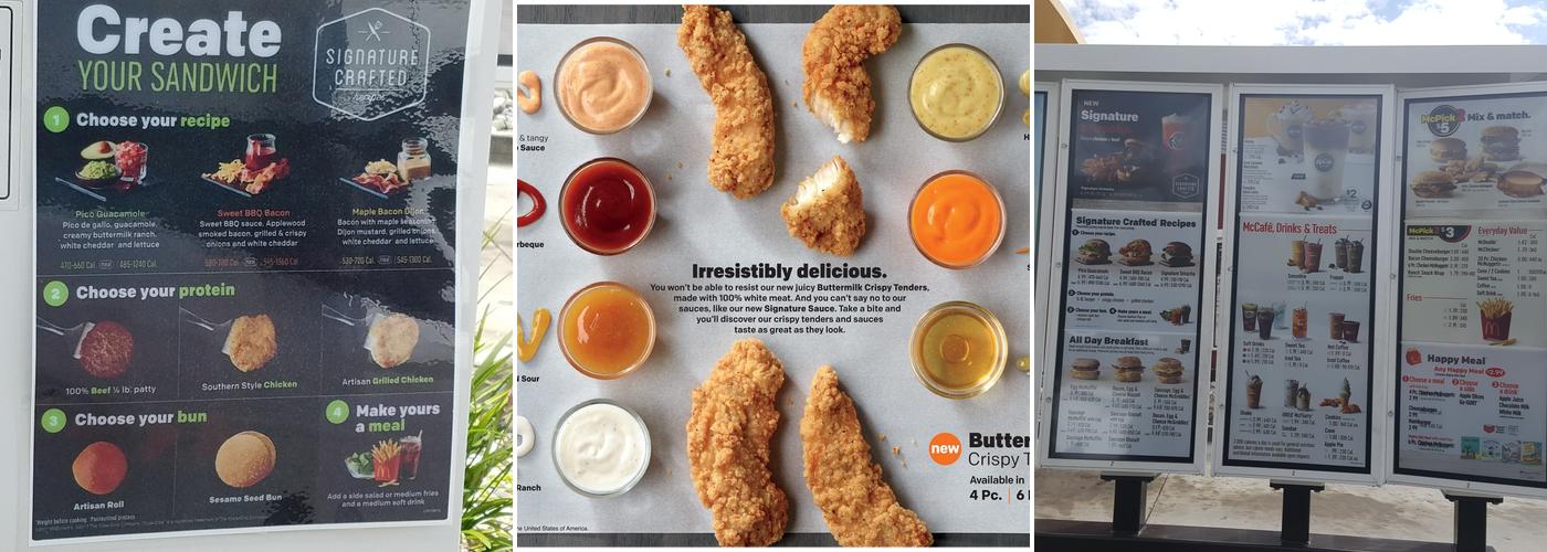 McDonald's Menu