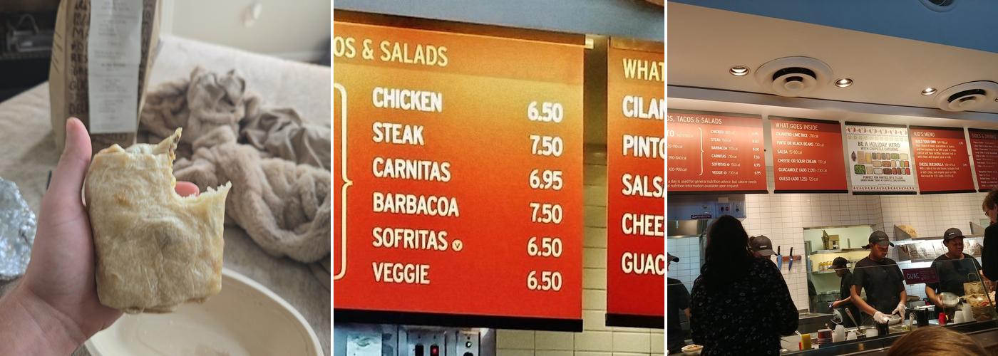 Chipotle Mexican Grill Menu