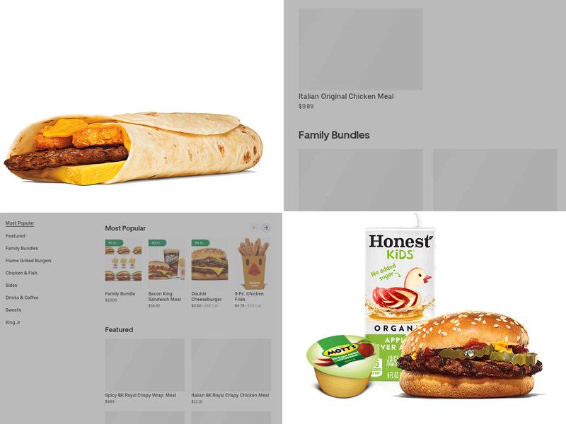 Burger King Menu