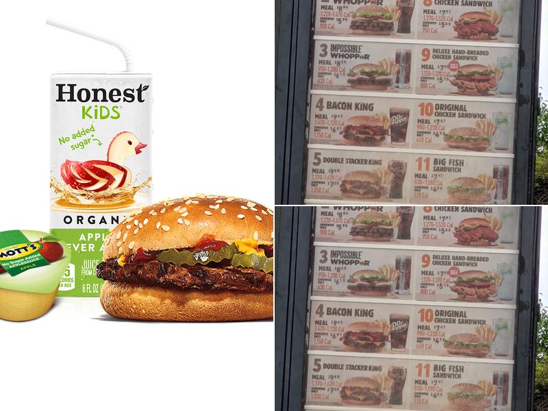 Burger King Menu