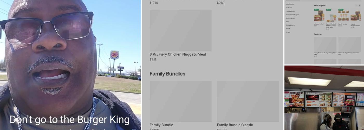Burger King Menu