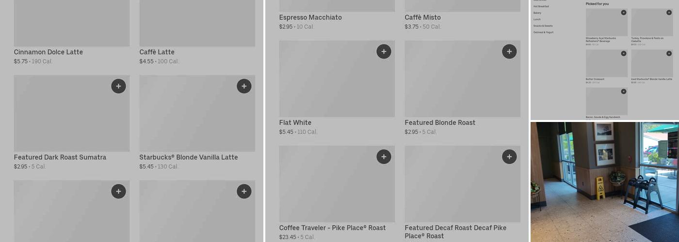 Starbucks Menu