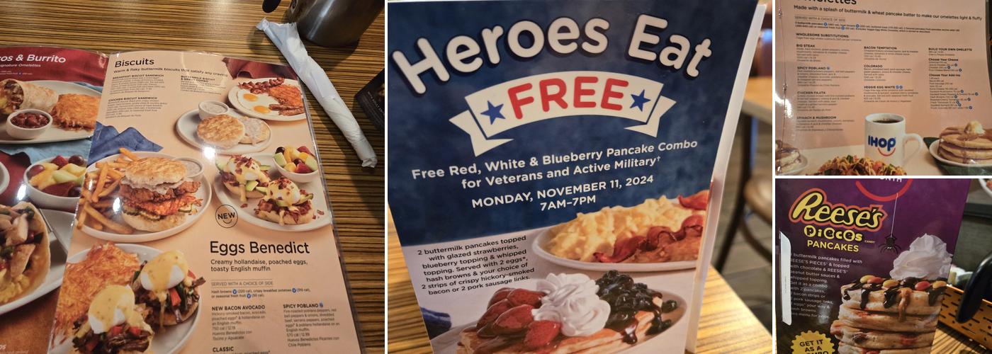 IHOP Menu
