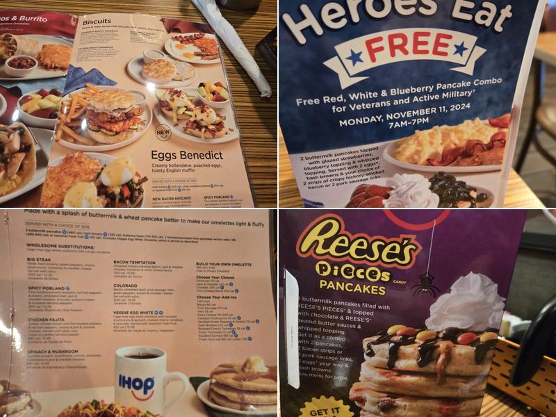 IHOP Menu
