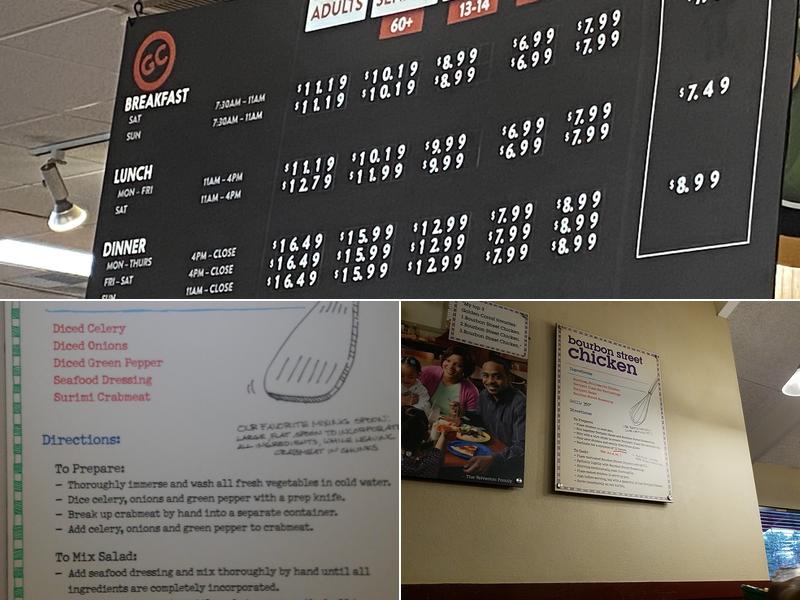 Golden Corral Buffet & Grill Menu