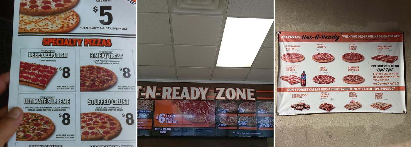 Little Caesars Pizza Menu