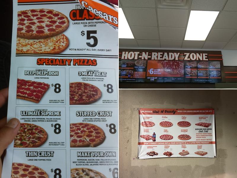 Little Caesars Pizza Menu