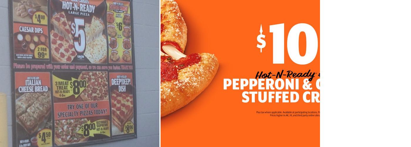 Little Caesars Pizza Menu