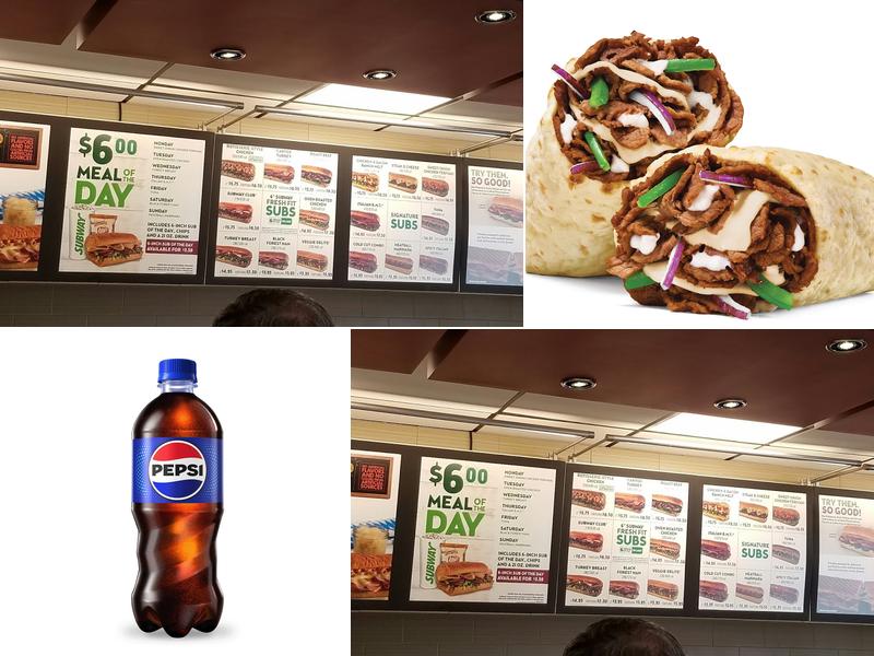 Subway Menu