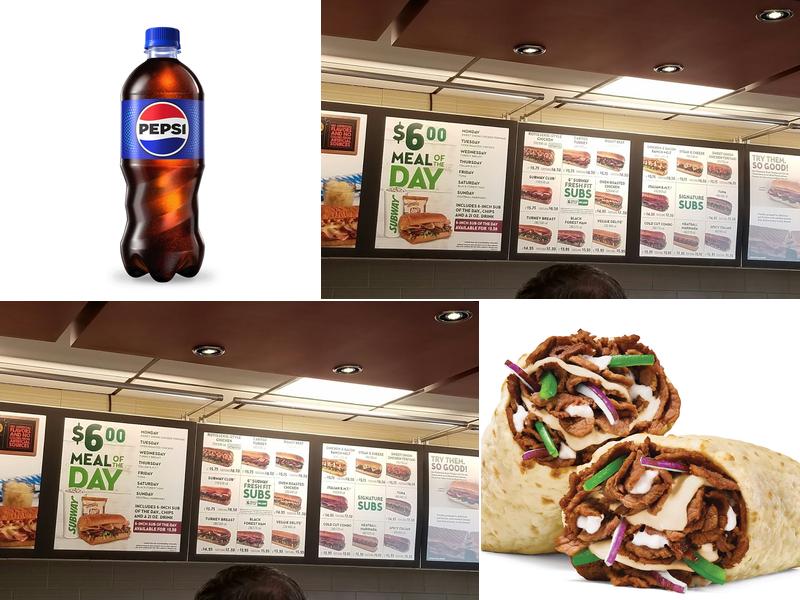 Subway Menu