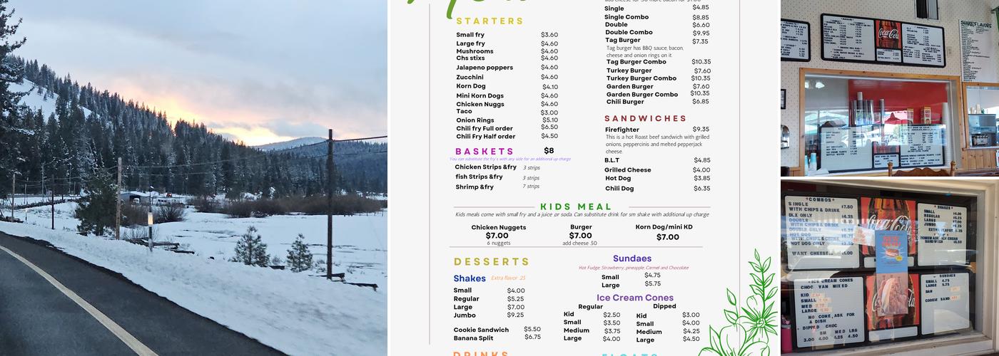 Pine Shack Frosty Menu