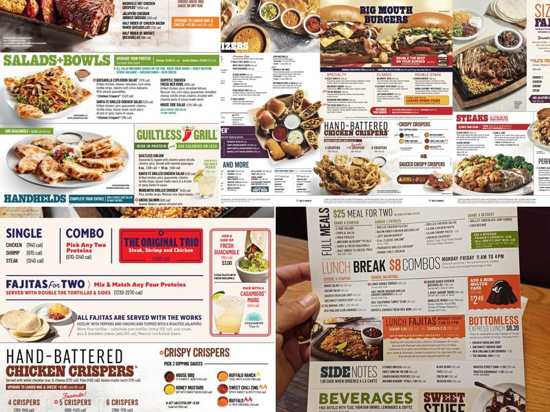 Chili's Grill & Bar Menu