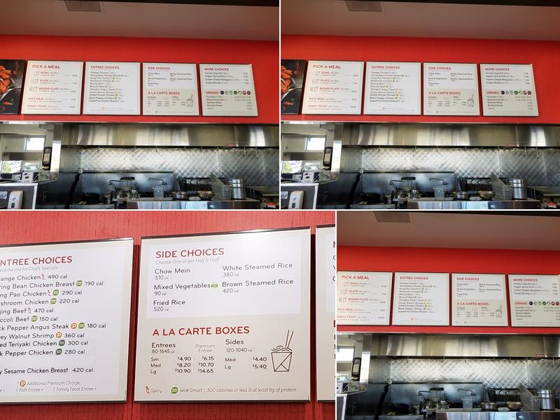 Panda Express Menu