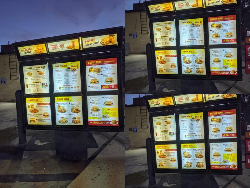 Bojangles Menu