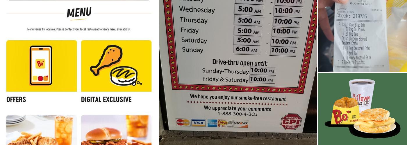 Bojangles Menu