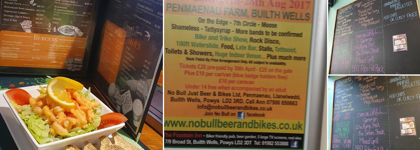 The Fountain Inn Menu