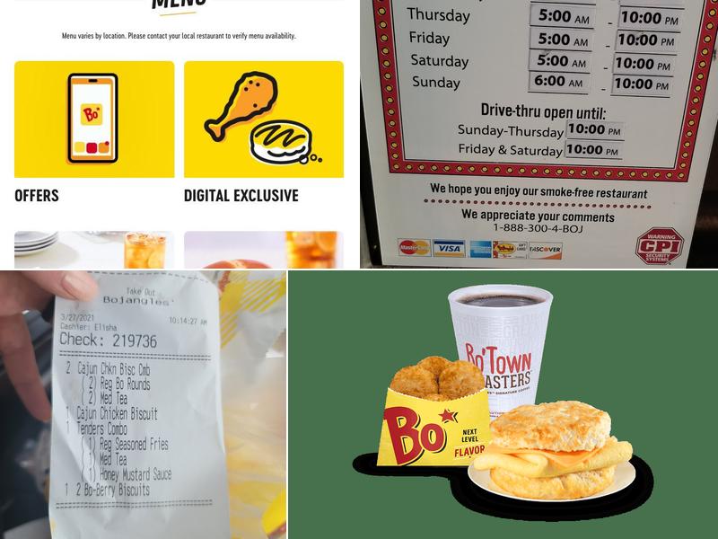 Bojangles Menu