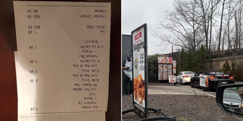 KFC Menu
