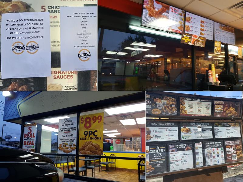 Church's Texas Chicken Menu