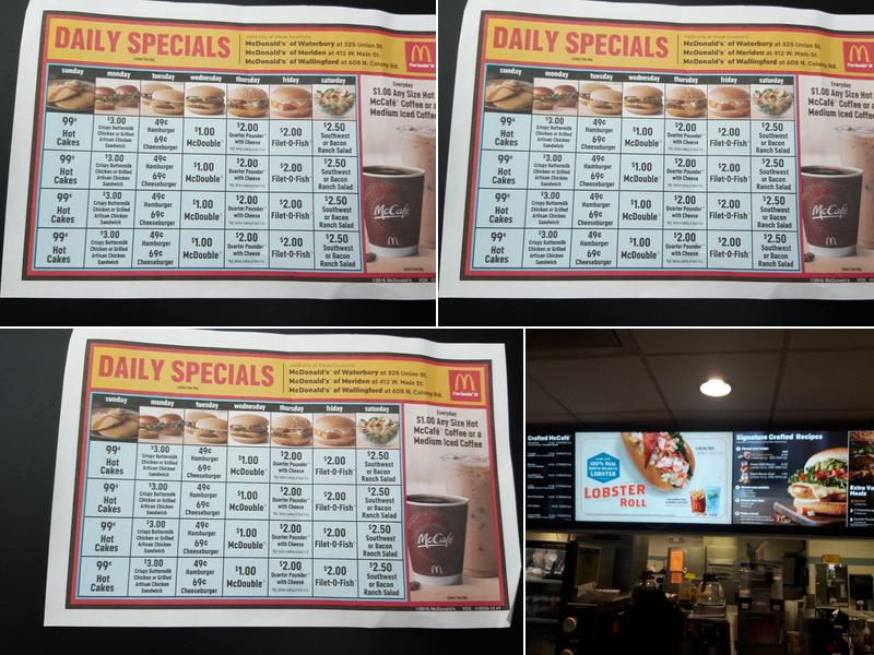 McDonald's Menu