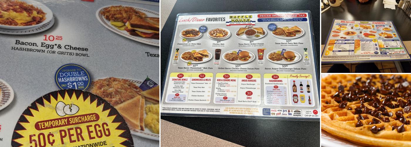 Waffle House Menu