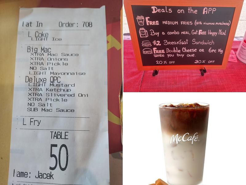 McDonald's Menu