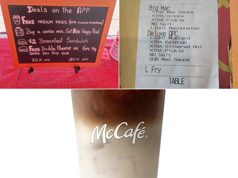 McDonald's Menu