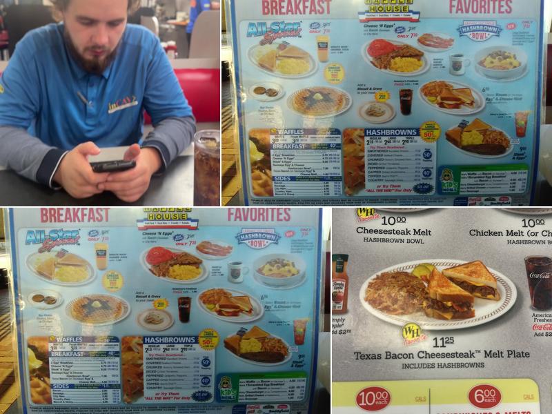 Waffle House Menu
