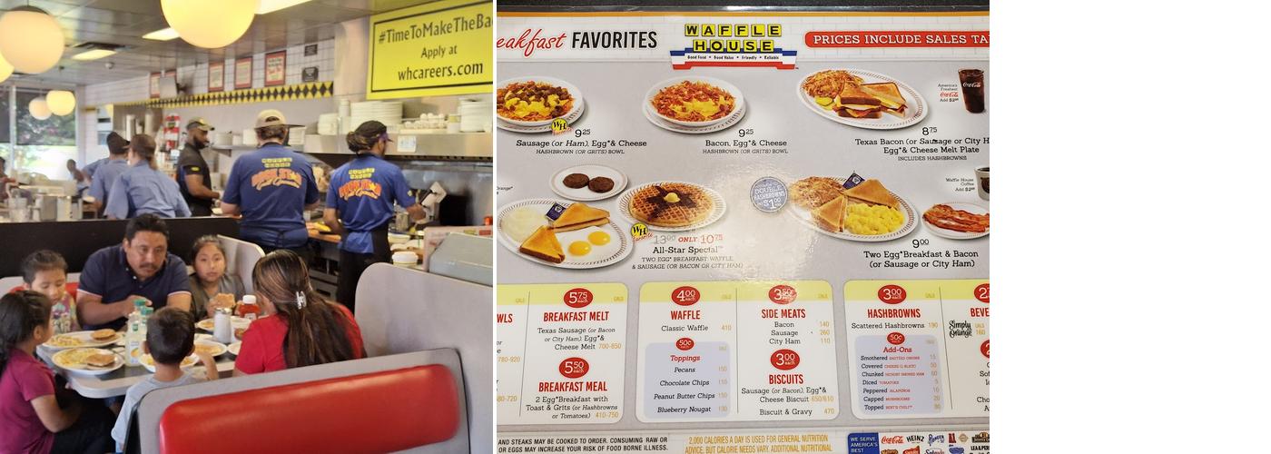 Waffle House Menu
