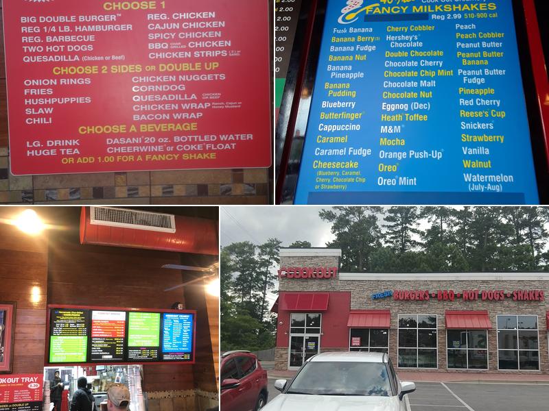 Cook Out Menu