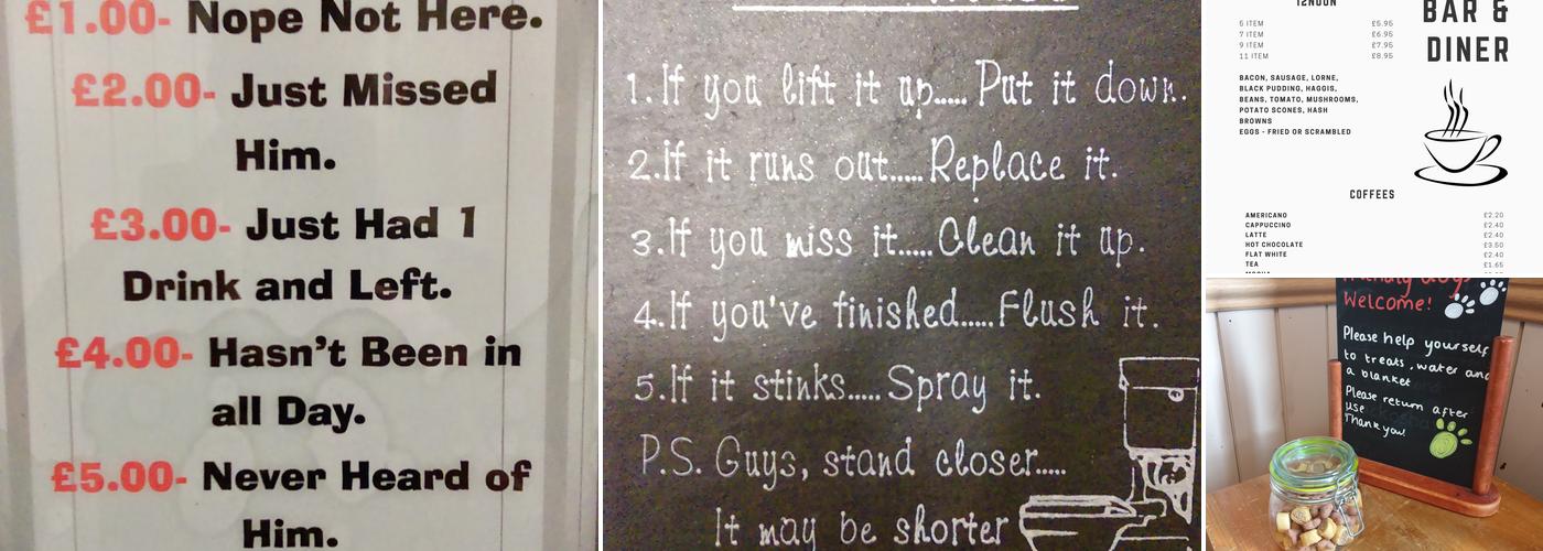 Jackos Bar & Diner Menu