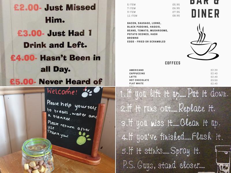 Jackos Bar & Diner Menu