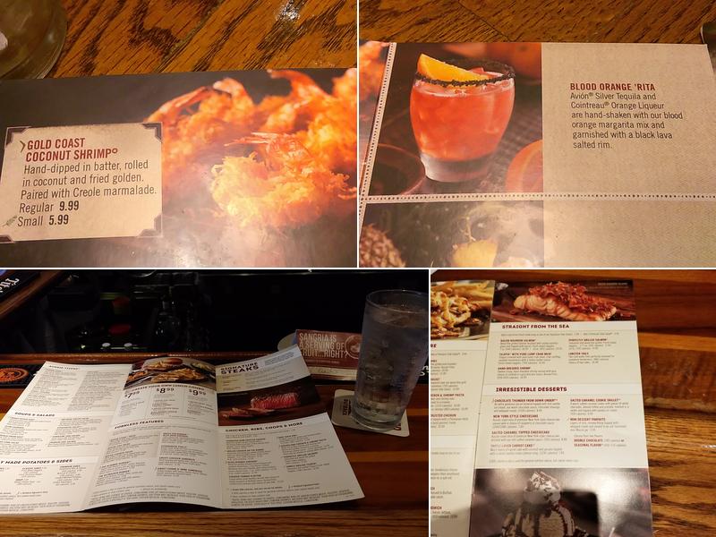 Outback Steakhouse Menu