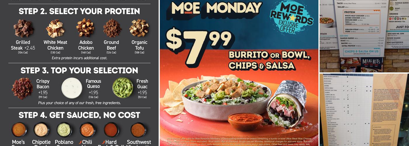 Moe's Southwest Grill Menu