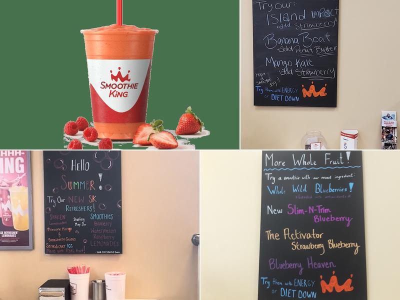 Smoothie King Menu