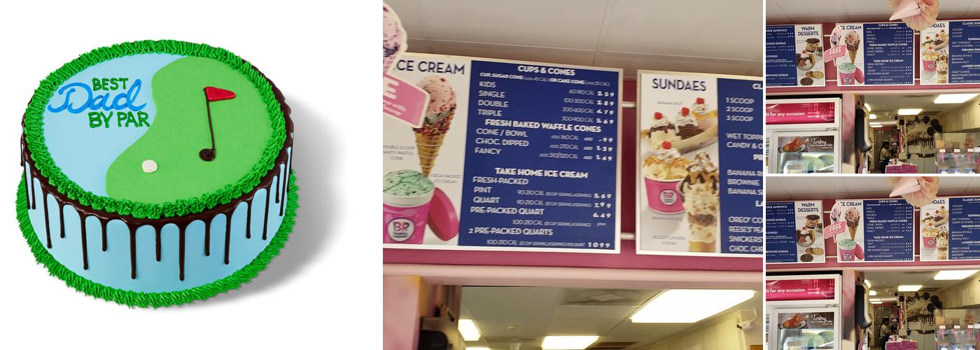 Baskin-Robbins Menu