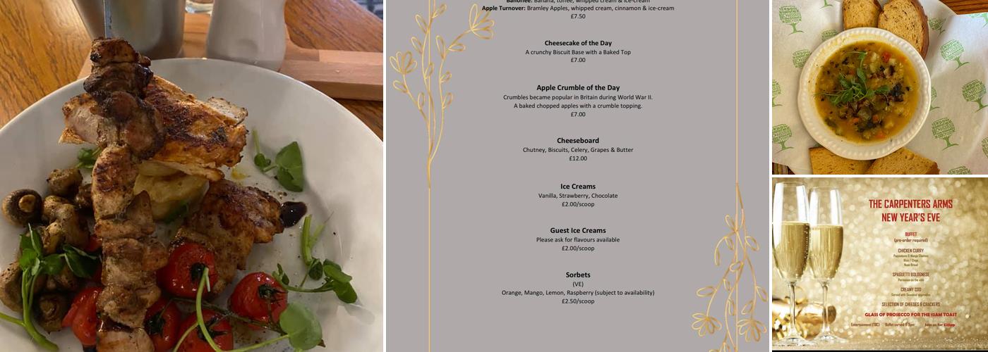 The Carpenters Arms Menu