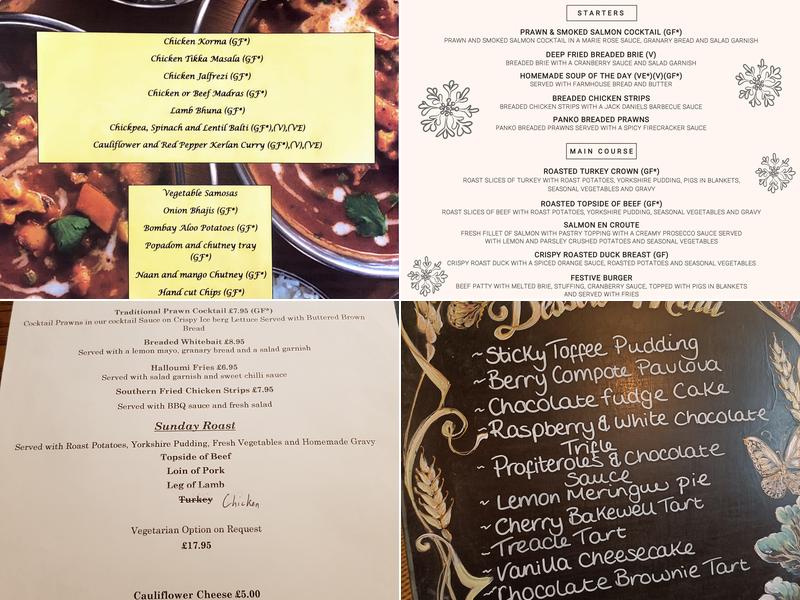 The Cripple Creek Inn Menu