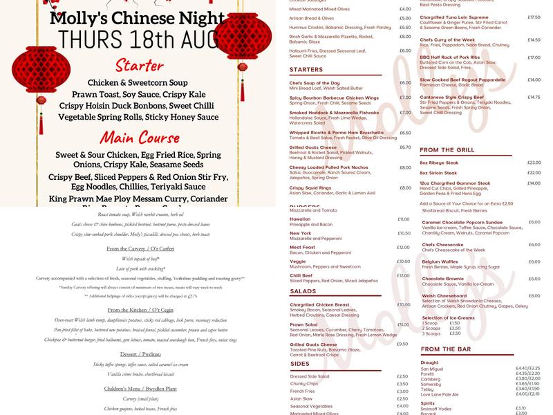 Molly's Menu